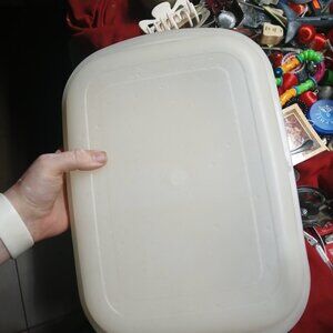 Tupperware White Food Storage Container